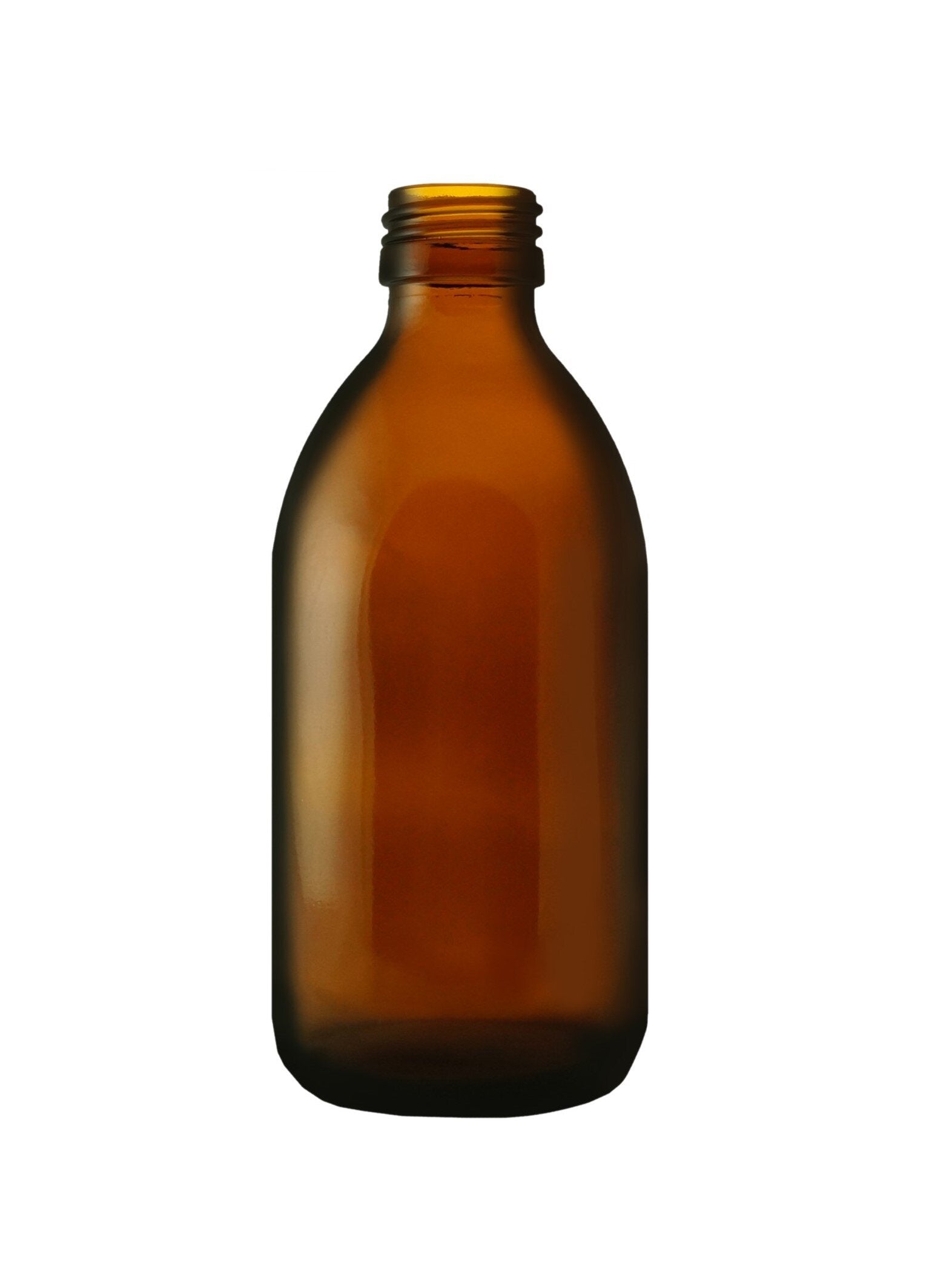 250ml Amber Glass Alpha Bottle Wholesale Glass Bottles AB Handling