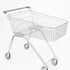 100 Litre Shopping Trolley - Shallow Basket, Bright Zinc Finish