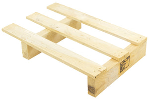 Wood Display Pallet 600 x 400 x 107mm | ISPM 15 Heat Treated Light Export Display Pallet | 500kg Load Capacity