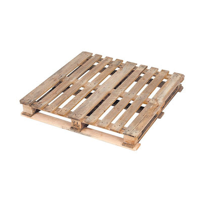 Used CP9 Chemical Wooden Pallet 1140 x 1140 x 156mm | Heavy Duty Industrial Pallet | 1500kg Load Capacity | Cross Deck | ISPM15 Treated