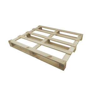 Light wooden export pallet 1200 x 1000 x 120mm with 300kg load capacity