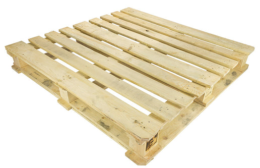 CP9 Chemical Wooden Pallet 1140 x 1140 x 156mm | New Heavy Duty Industrial Pallet | 1500kg Load Capacity | ISPM15 Treated | Cross Deck