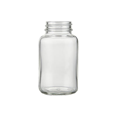 150ml Clear Glass Powder Jar – Cosmetic & Beauty Storage Jar