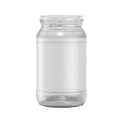 1lb Jam Jar (380ml) – Classic Clear Glass Preserve Jar