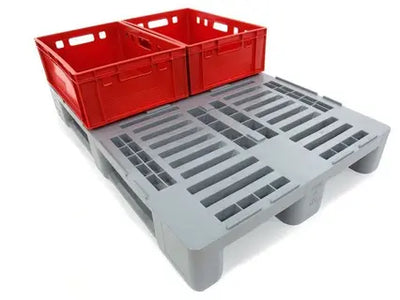 Used H1 Hygiene Pallet 1200 x 800 x 160mm – Food Grade HDPE | 1250kg Dynamic Load