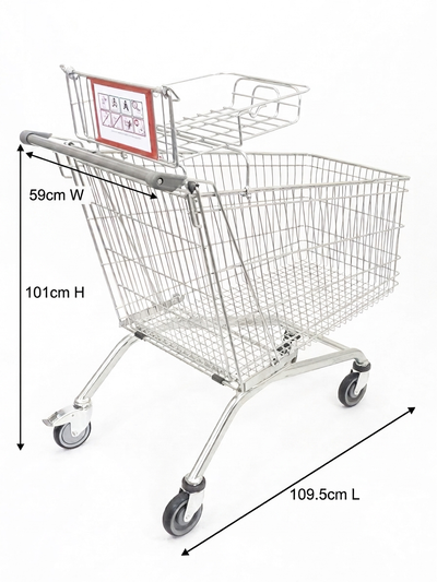 Shopping Trolley - Newborn Baby Car Seat Carrier, 212 Litre