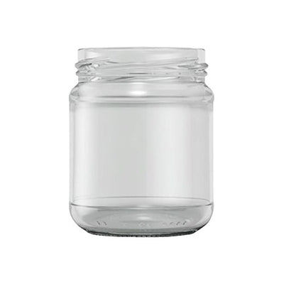 228ml Round Jam Jar – Clear Glass Food Jar
