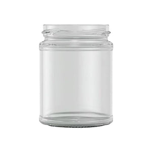 300ml Panelled Jam Jar – Clear Glass Food Jar