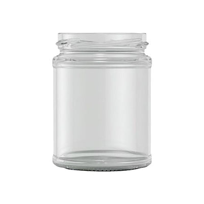 300ml Panelled Jam Jar – Clear Glass Food Jar