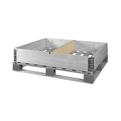 Pallet Collar Divider 1200 x 1000 x 200mm – Multiplex Partition Wall (2 Compartments, Short Side)