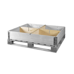 Pallet Collar Divider 1200 x 1000 x 200mm – Multiplex Partition Set (4 Compartments)