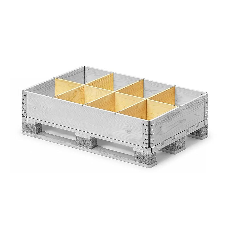 Pallet Collar Divider 1200 x 800 x 200mm – Multiplex Partition Set (8 ...
