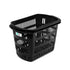 30L Plastic Shopping Basket, Black Retail Hand Basket