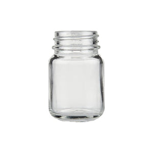 30ml Clear Glass Powder Jar – Cosmetic & Beauty Storage Jar