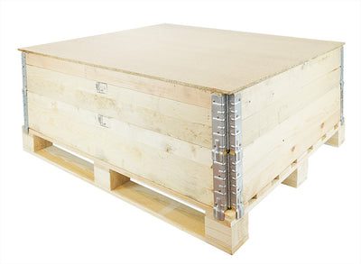 Chipboard Pallet Collar Lid 1200 x 1000 x 9mm – Particle Board Cover with Fixing Battens