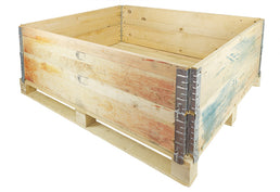 Used Wooden Pallet Collar 1200 x 1000 x 200mm – Foldable & Stackable | Sustainable Choice