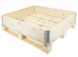 Wooden Pallet Collar 1200 x 1000 x 200mm – 4 Hinge Stacking Frame | Export Ready