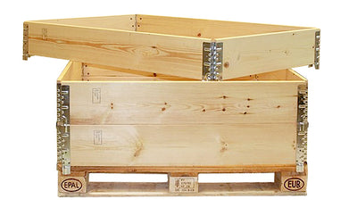 Wooden Pallet Collar 1200 x 800 x 200mm – 4 Hinge Stacking Frame | ISPM 15 Export Approved