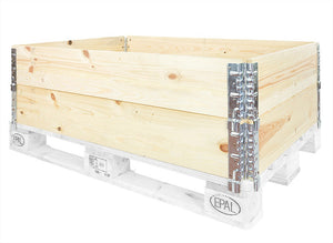 Wooden Pallet Collar 1200 x 800 x 200mm – 4 Hinge Stacking Frame | ISPM 15 Export Approved