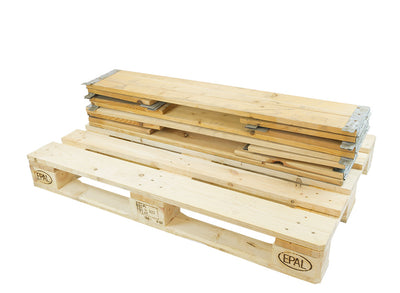 Wooden Pallet Collar 1200 x 800 x 200mm – 6 Hinge Heavy Duty Stacking Frame | Export Ready
