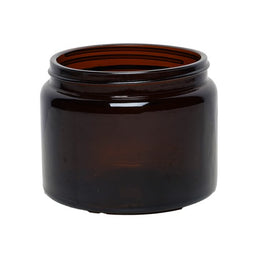 500ml Amber Glass Jar – UV-Resistant Storage Jar for Cosmetics & Pharmaceuticals