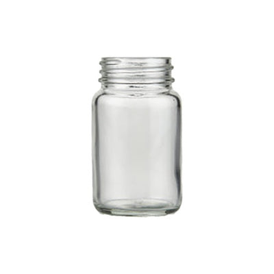 60ml Clear Powder Jar – White Flint Glass Jar for Cosmetics & Beauty Products