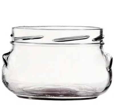 640ml Porzione Twist Neck Glass Jar