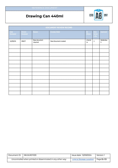 Canette en aluminium de boisson 440ml