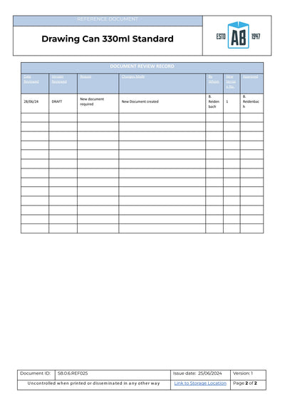 Canette en aluminium de boisson 330 ml