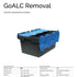 710 x 460 x 368mm Attached Lid Plastic Box (80L) – Heavy Duty PP Storage Container