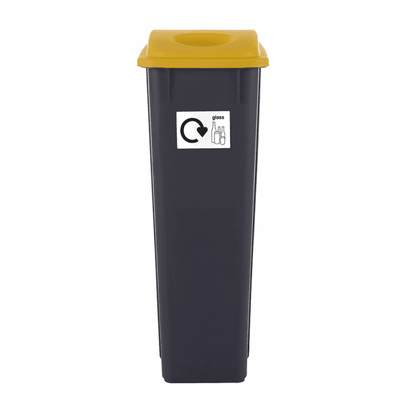 90 Litre Recycling Bin Set of 3 - Waste Sorting Station