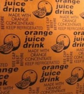 Aluminium Capping Foil – Orange Juice Drink 51/88 x 50