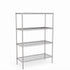 Stainless Steel Wire Shelving – Static Unit 1650mm High, 4 Tier, Catering & Hospital Grade