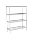 Zinc Wire Shelving – Static Unit 1590mm High | 4 Tier Heavy Duty Storage Rack