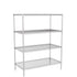 Zinc Wire Shelving – Static Unit 1590mm High | 4 Tier Heavy Duty Storage Rack