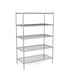 Zinc Wire Shelving – Static Unit 1895mm High | 5 Tier Heavy Duty Storage Rack