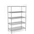 Stainless Steel Wire Shelving – Static Unit 1800mm High, 5 Tier, Catering & Hospital Grade