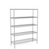 Zinc Wire Shelving – Static Unit 1895mm High | 5 Tier Heavy Duty Storage Rack
