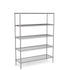 Stainless Steel Wire Shelving – Static Unit 1800mm High, 5 Tier, Catering & Hospital Grade