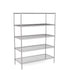 Zinc Wire Shelving – Static Unit 1895mm High | 5 Tier Heavy Duty Storage Rack