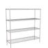 Zinc Wire Shelving – Static Unit 1590mm High | 4 Tier Heavy Duty Storage Rack