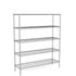 Zinc Wire Shelving – Static Unit 1895mm High | 5 Tier Heavy Duty Storage Rack
