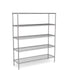 Stainless Steel Wire Shelving – Static Unit 1800mm High, 5 Tier, Catering & Hospital Grade