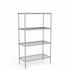 Stainless Steel Wire Shelving – Static Unit 1650mm High, 4 Tier, Catering & Hospital Grade
