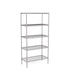 Zinc Wire Shelving – Static Unit 1895mm High | 5 Tier Heavy Duty Storage Rack