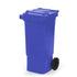 80 Litre Wheeled Waste Bin – HDPE Recycling & Wheelie Bin with Hinged Lid