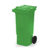 80 Litre Wheeled Waste Bin – HDPE Recycling & Wheelie Bin with Hinged Lid