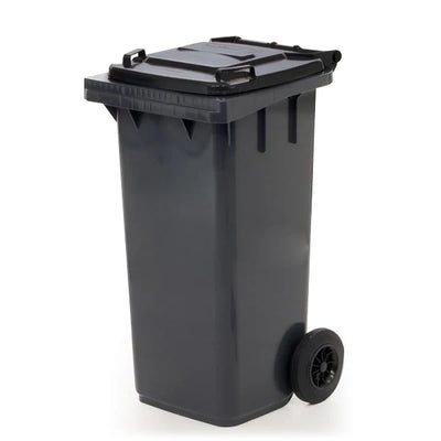 120 Litre Wheeled Waste Bin – HDPE Recycling & Wheelie Bin with Hinged Lid