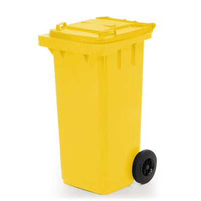 120 Litre Wheeled Waste Bin – HDPE Recycling & Wheelie Bin with Hinged Lid
