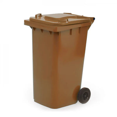 240 Litre Wheeled Waste Bin – HDPE Recycling & Wheelie Bin with Hinged Lid